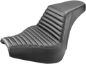 Saddlemen 818-29-173 LS Step-Up Seat - Black Smooth - sxspowersports
