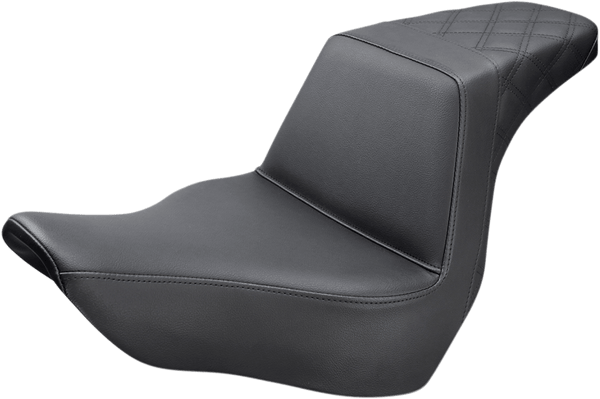 Saddlemen 818-29-173 LS Step-Up Seat - Black Smooth - sxspowersports