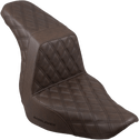 Saddlemen 818-29-175BR LS Step-Up Seat - Brown Full Diamond - sxspowersports