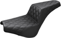 Saddlemen 818-30-175 LS Step-Up Seat - Black Full Diamond - sxspowersports