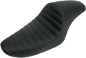 Saddlemen 8585CJT Americano Cafe Seat - Classic - Pleated - Black - sxspowersports