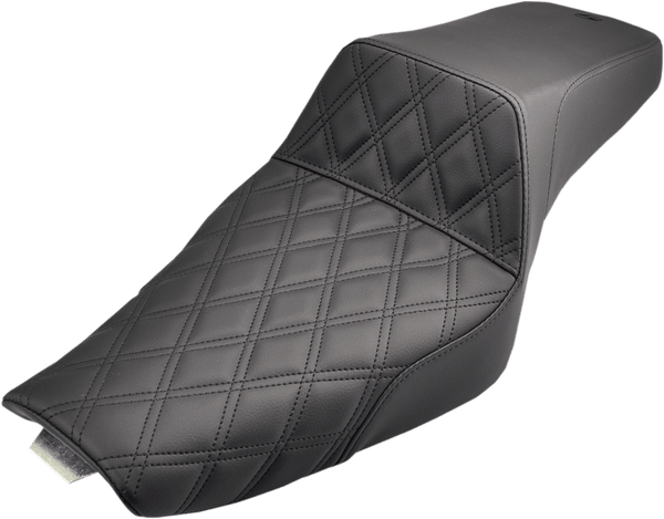 Saddlemen 879-03-173BR Step-Up Rear Lattice Stitch Seat - Brown - sxspowersports