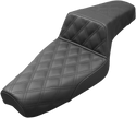 Saddlemen 879-03-175 Step-Up Full Lattice Stitch Seat - Black - sxspowersports