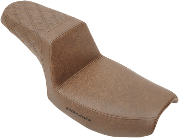 Saddlemen 882-09-175BR Step Up Full LS Seat - Brown - sxspowersports