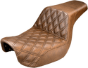 Saddlemen 896-04-172BR Step Up LS Seat - Brown - sxspowersports
