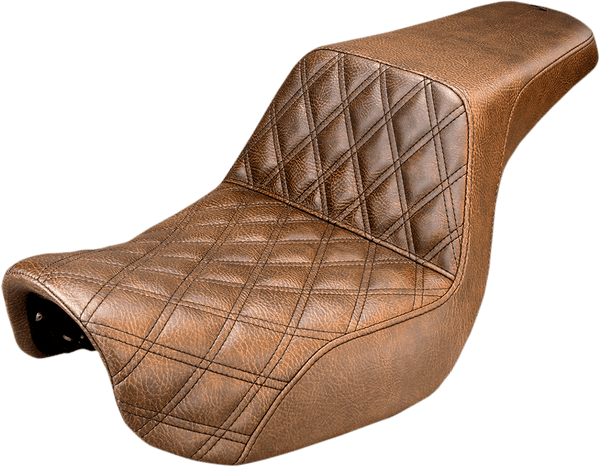 Saddlemen 896-04-172BR Step Up LS Seat - Brown - sxspowersports
