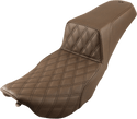 Saddlemen 897-06-172BR Step Up Front LS Seat - Brown - sxspowersports