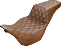 Saddlemen 897-06-172BR Step Up Front LS Seat - Brown - sxspowersports