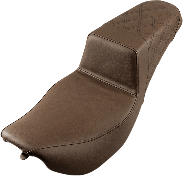 Saddlemen 897-06-173BR Step Up Rear LS Seat - Brown - sxspowersports