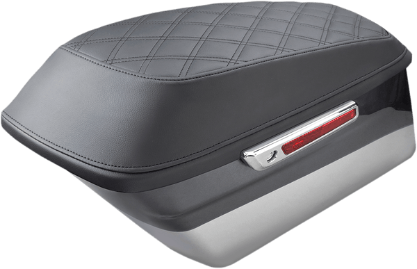 Saddlemen L870-14-LS Lattice Stitch Saddlebag Lid Cover - sxspowersports