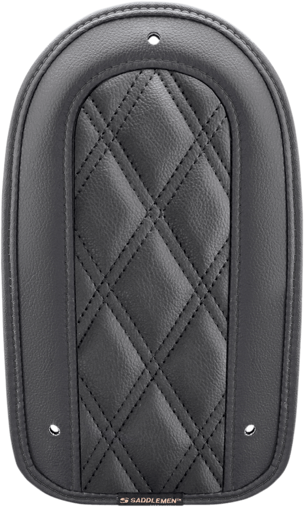 Saddlemen T8128-18-S Fender Chap Black Studded Solo Seat - sxspowersports