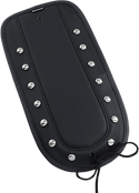 Saddlemen T8129-18-S Fender Chap Black Studded Solo Seat - sxspowersports