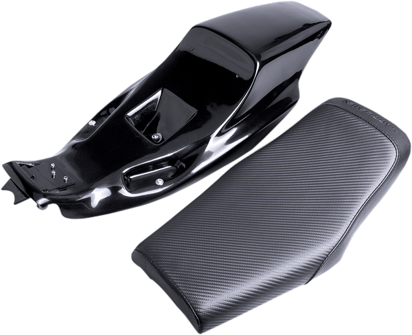 Saddlemen Z4281 Eliminator Tail Section/Seat Kit - Lattice Stitch - sxspowersports