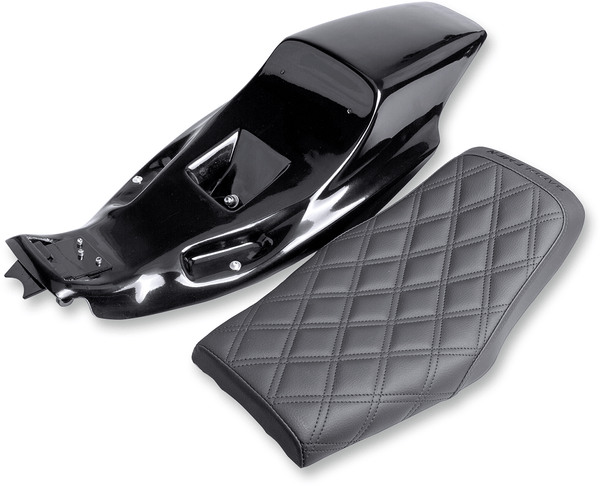 Saddlemen Z4282 Eliminator Tail Section/Seat Kit - Faux Carbon Fiber - sxspowersports