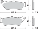 SBS 674HF HF Ceramic Brake Pads - sxspowersports