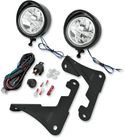 Show Chrome 91-315LBK 3.5in. LED Driving Light Kit - Black Satin - sxspowersports