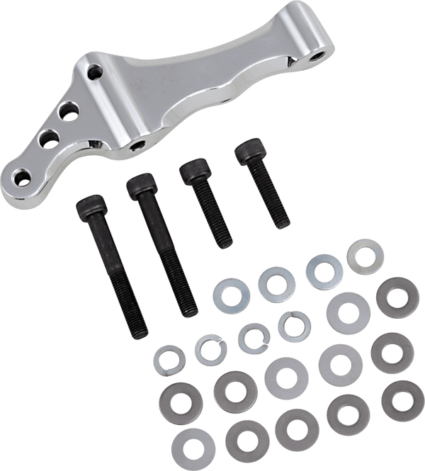 Speed Merchant SM-HDRBM13LP Radial Front Brake Caliper Mount - Polished - sxspowersports