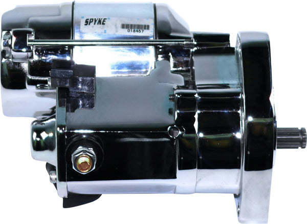 Spyke 411210 1.4kw Starter Motor - Chrome - sxspowersports