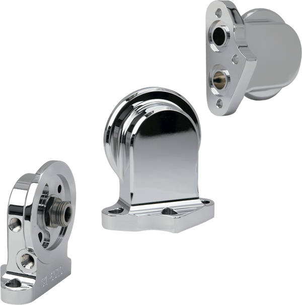 S&S Cycle 106-3884 Oil Filter Mounting Bracket Kit - Chrome - sxspowersports