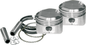 S&S Cycle 106-5793 Forged Piston Kit for 89ci. Stroker Kit - Flat Top - Standard Bore 3 1/2in. - .030in. Oversized - sxspowersports