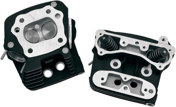 S&S Cycle 106-6059 Performance Cylinder Heads for Evolution Big Twin - Natural Aluminum Finish - sxspowersports