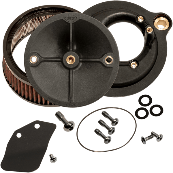 S&S Cycle 170-0058 Stealth Air Cleaner Kit for S&S Super E & G Carbs - sxspowersports