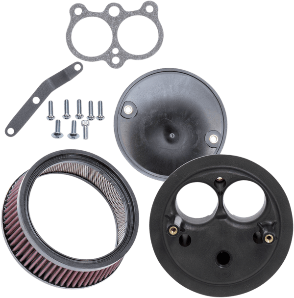 S&S Cycle 170-0058 Stealth Air Cleaner Kit for S&S Super E & G Carbs - sxspowersports