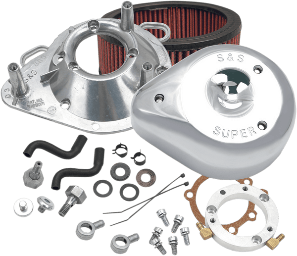 S&S Cycle 170-0312B Teardrop Air Cleaner Kit - Black - sxspowersports