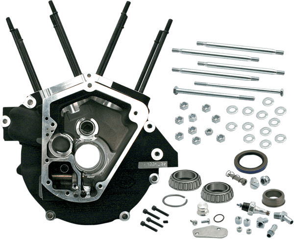 S&S Cycle 31-0001 Super Stock Engine Case - Natural - Big Bore 3 5/8in Bore - sxspowersports