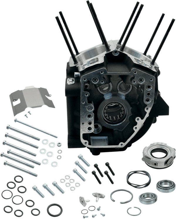 S&S Cycle 31-0181A Twin Cam Engine Cases - 4 1/4in. Bore with Stock Stud Pattern - sxspowersports