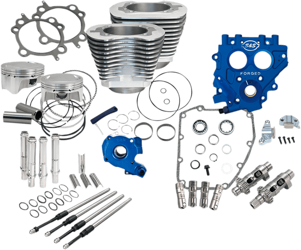 S&S Cycle 330-0667 Power Package - Gear Drive - Silver - sxspowersports