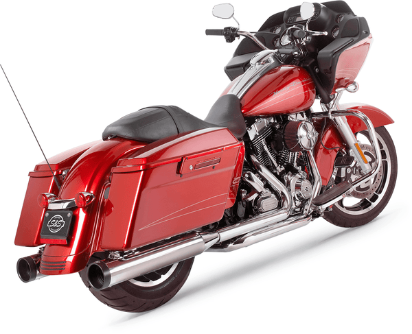 S&S Cycle 550-0004B Power Tune Dual Header System - Chrome - sxspowersports
