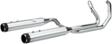 S&S Cycle 550-0677A El Dorado True Dual Exhaust System - Chrome with Thruster End Caps - sxspowersports