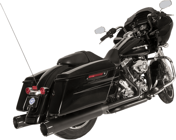 S&S Cycle 550-0677A El Dorado True Dual Exhaust System - Chrome with Thruster End Caps - sxspowersports
