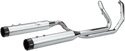 S&S Cycle 550-0678A El Dorado True Dual Exhaust System - Chrome with Tracer End Caps - sxspowersports
