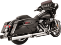 S&S Cycle 550-0680A El Dorado True Dual Exhaust System - Black with Tracer End Caps - sxspowersports