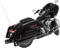 S&S Cycle 550-0680A El Dorado True Dual Exhaust System - Black with Tracer End Caps - sxspowersports