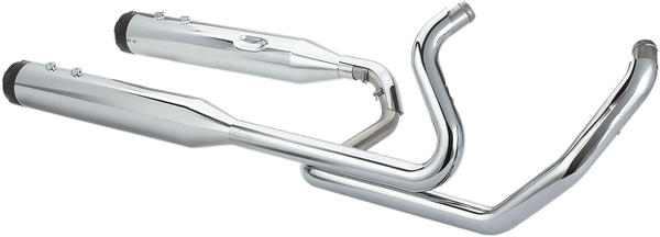 S&S Cycle 550-0699B El Dorado Dual Exhaust System - Chrome with Thruster End Caps - sxspowersports