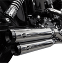 S&S Cycle 550-0725 Grand National Slip-On Mufflers - Black Ceramic - sxspowersports