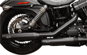 S&S Cycle 550-0725 Grand National Slip-On Mufflers - Black Ceramic - sxspowersports