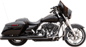 S&S Cycle 550-0771A Sidewinder 2-into-1 Exhaust System - Chrome with Black Highlighted Machined End Cap - sxspowersports