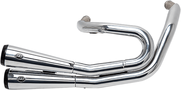 S&S Cycle 550-0815A Grand National 2-Into-2 Exhaust Systems 50-State - Black ceramic - sxspowersports