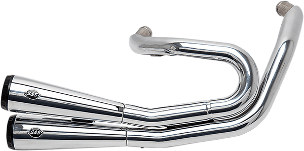 S&S Cycle 550-0816A Grand National 2-Into-2 Exhaust Systems 50-State - Chrome - sxspowersports