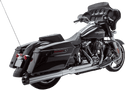 S&S Cycle 550-0830 Shadow Muffler Kit - Black Ceramic with Black Highlighted Machined End Cap - sxspowersports
