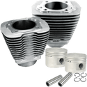 S&S Cycle 910-0182 3 1/2in. Bore Cylinder and Piston Kit - Wrinkle Black - sxspowersports