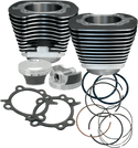 S&S Cycle 910-0205 97in. Big Bore Kit for 88in. Motors - Black Powder-Coat - sxspowersports