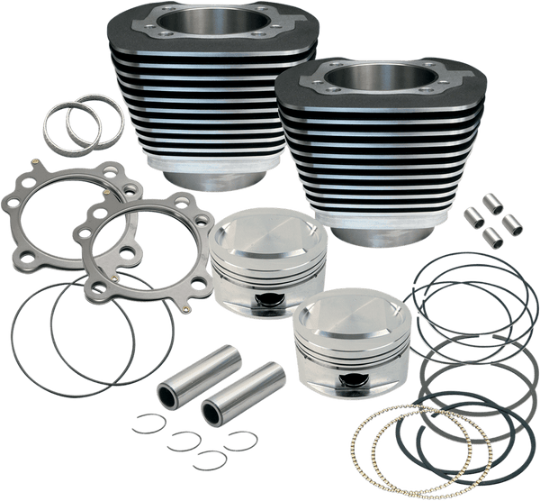 S&S Cycle 910-0221 117in. Big Bore Kit - Silver Powder-coat - sxspowersports