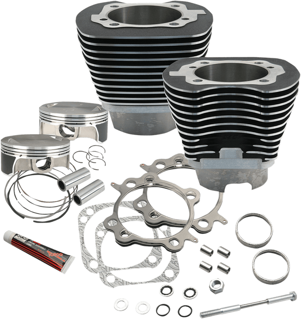 S&S Cycle 910-0221 117in. Big Bore Kit - Silver Powder-coat - sxspowersports