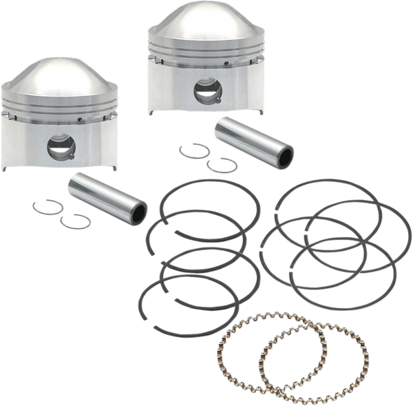 S&S Cycle 92-1202 Forged Piston Kit for 95ci. Big Bore Kit - Standard Bore 3 7/8in. - .020in. Oversized - sxspowersports