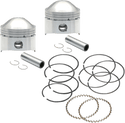 S&S Cycle 92-1204 Forged Piston Kit for 95ci. Big Bore Kit - Standard Bore 3 7/8in. - .005in. Oversized - sxspowersports